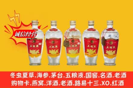 漳州市漳浦回收老五粮液